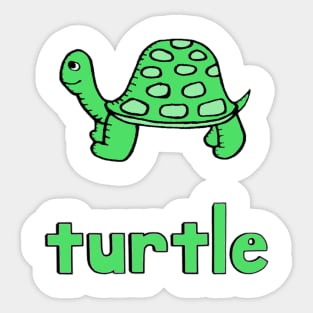 This is a TURTLE Sticker